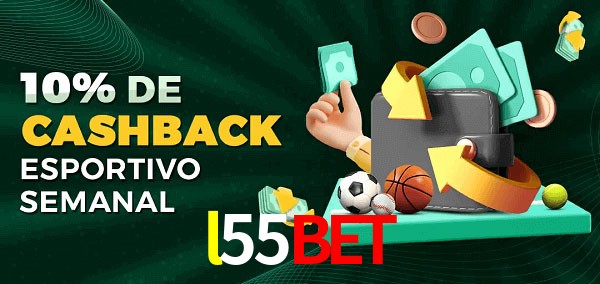 10% de bônus de cashback na l55bet